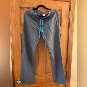 FIGS Scrub Pants Bottoms Technical Collection S Graphite Gray EUC